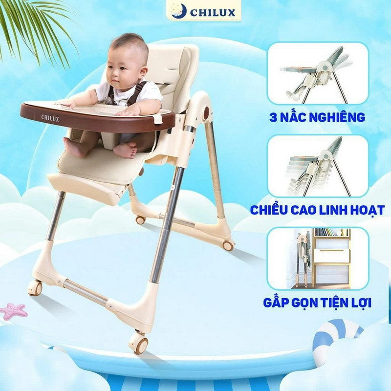 ghế ăn dặm Chilux Grow S